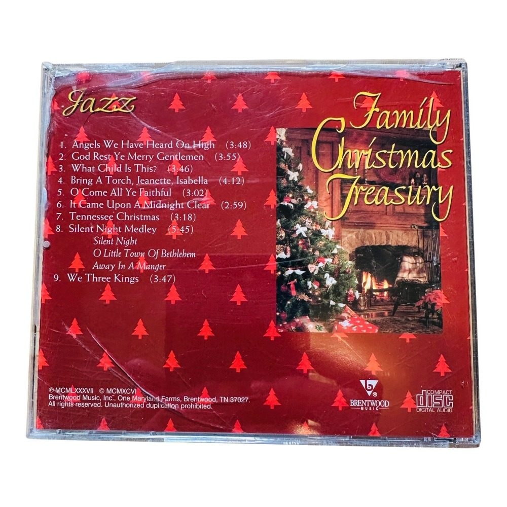 Family Christmas Treasury Jazz CD Brentwood Music Holiday Album Disc 3 - Picture 2 of 2